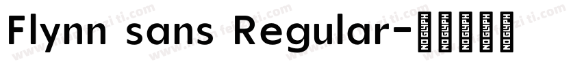 Flynn sans Regular字体转换